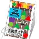 Black Belt Ukulele Chord Sticker Sheet
