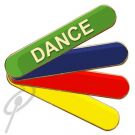 SBS Dance School Badge Blue Bar