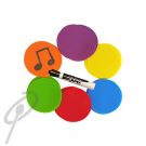 Music-Go-Rounds Blank Write-On Dots RB
