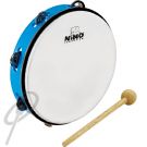 Nino 8" Headed Tamb 1 row Blue w/beater