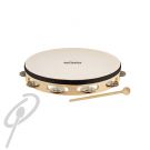 Nino 10 Wood Tambourine wHead 1row jngl