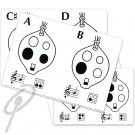 Ocarina Flashcard Set A4