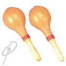 Optimum Maracas Orange Oval Plastic