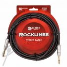 Rocklines 10FT 6.3mm to 6.3mm STEREO