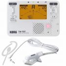 Korg TM-70C Tuner w/Contact Mic White
