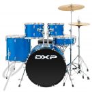 DXP 22 Drum Kit 5pc w/Cym Met Blue