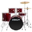 DXP 22 Drum Kit 5pc w/Cym Wine Red