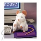 Folkmanis White Mouse Puppet